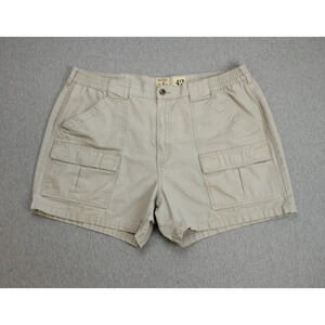 Red Head Shorts Mens 42 Biege Cargo 100% Cotton Outdoor Camping Hiking